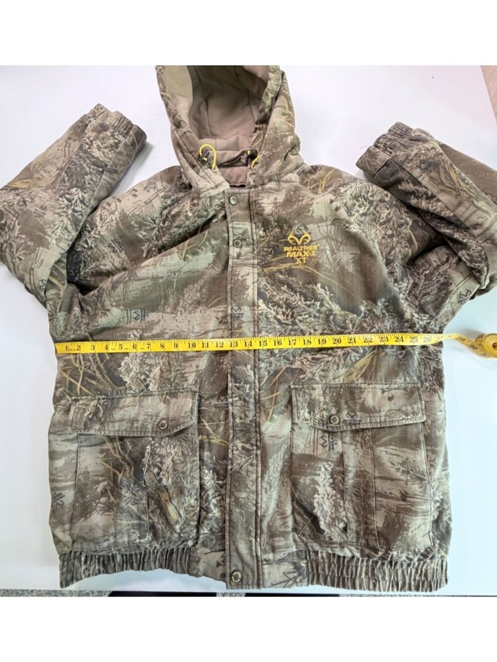 Realtree Max-1 XT Jacket Mens 2XL Camo Hunting Coat L Heavy Insulated Hoodie - Picture 4 of 16